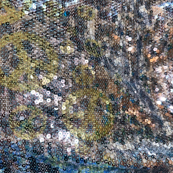 Justice y2k sequin one shoulder tank top - Picture 3 of 4